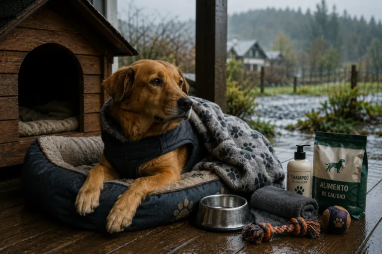 Cuidado de mascotas en invierno: cómo proteger a tu perro o gato del frío y la humedad del sur
